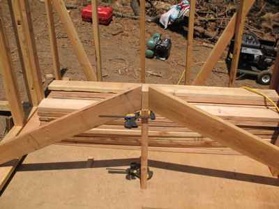 Testing rafter fit